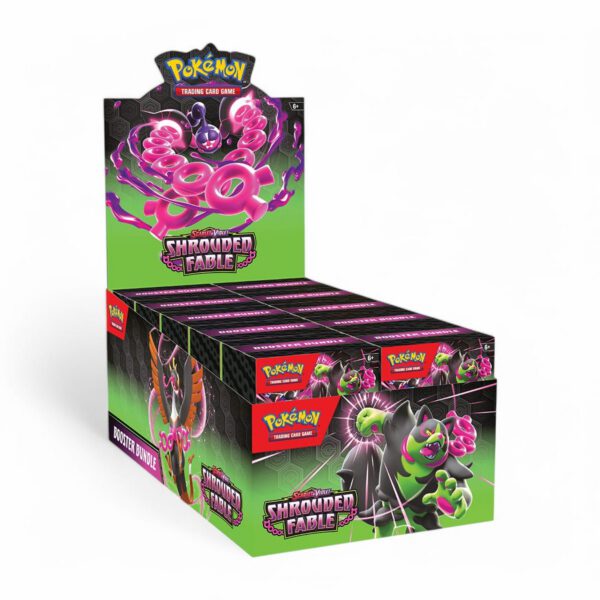 Pokémon TCG Scarlet & Violet Shrouded Fable booster bundle Display
