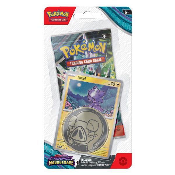 Pokémon Twilight Masquerade: Pupitar / Toxel 1-Pack Blister