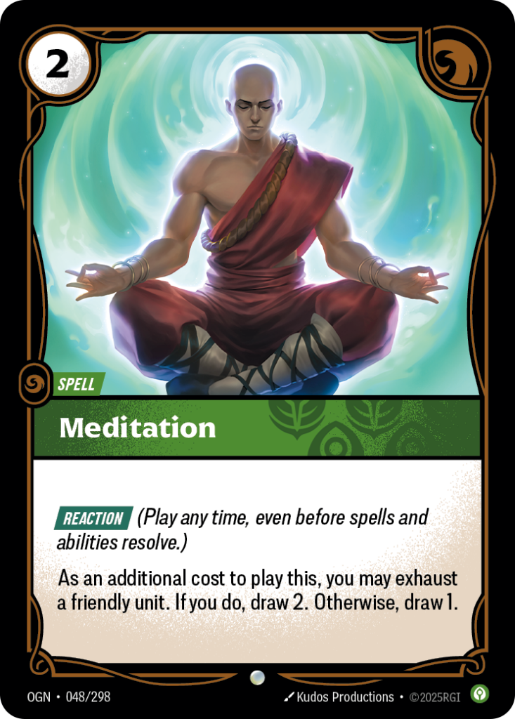 Meditation OGN-048/298 – Origins – Non-Foil
