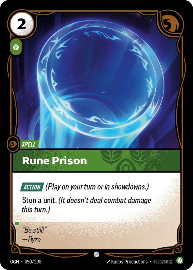 Rune Prison OGN-050/298 – Origins – Foil