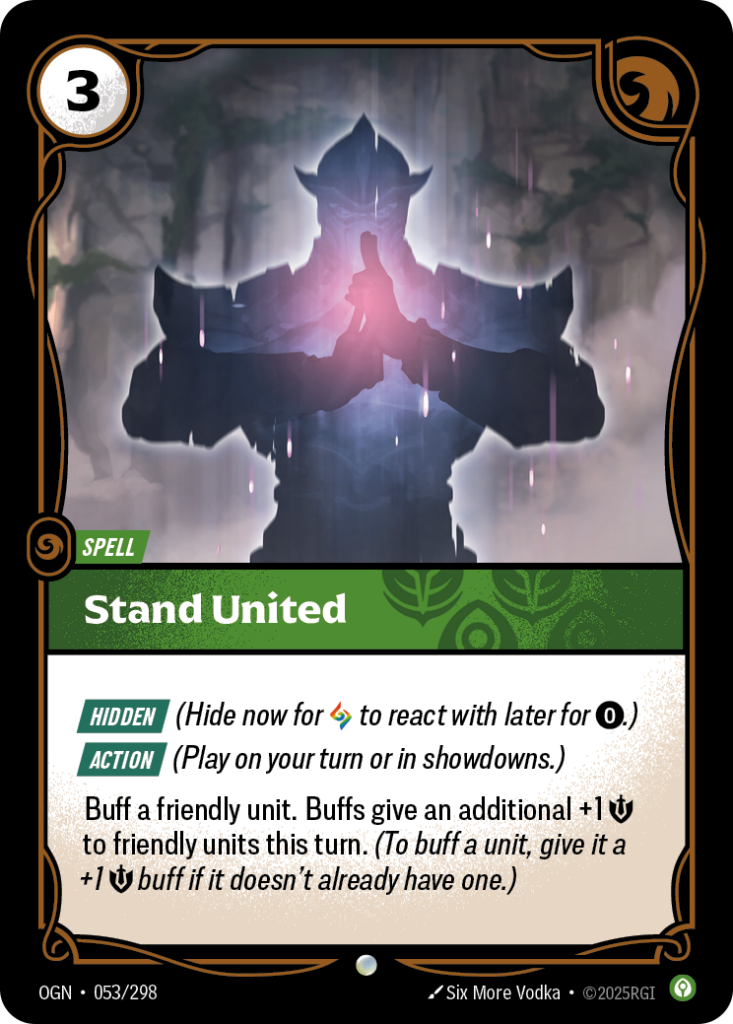 Stand United OGN-053/298 – Origins – Foil