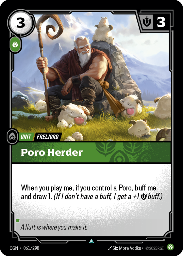 Poro Herder OGN-061/298 – Origins – Foil