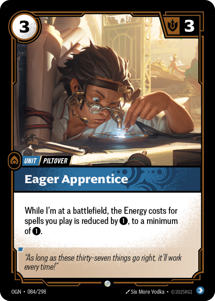 Eager Apprentice OGN-084/298 – Origins – Non-Foil