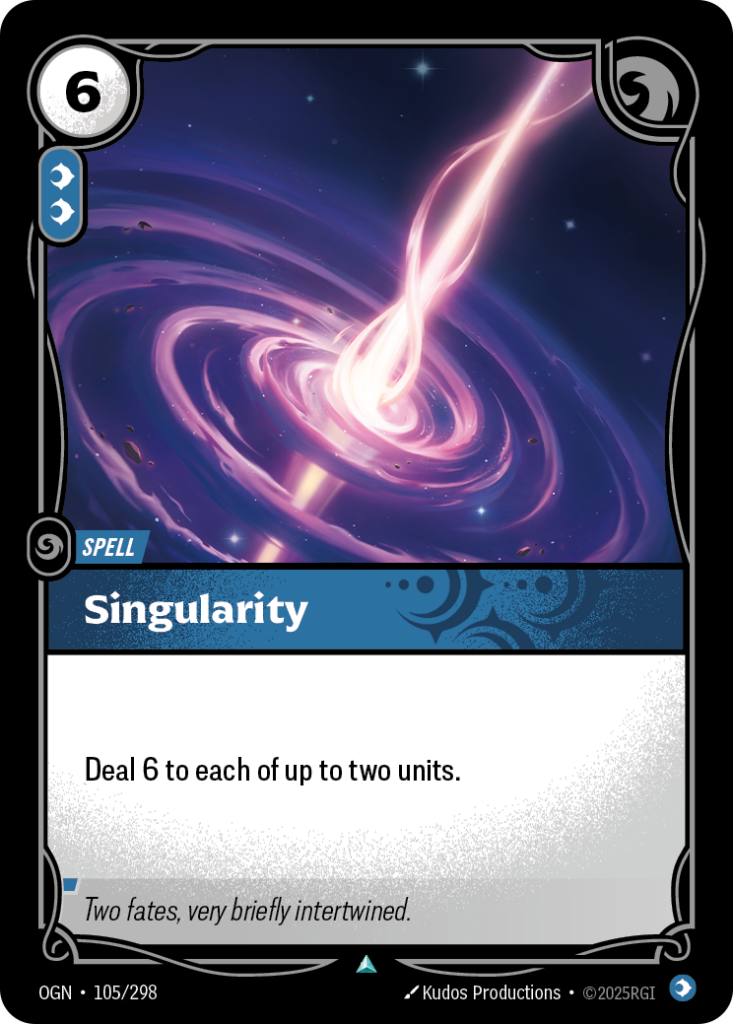 Singularity OGN-105/298 – Origins – Non-Foil