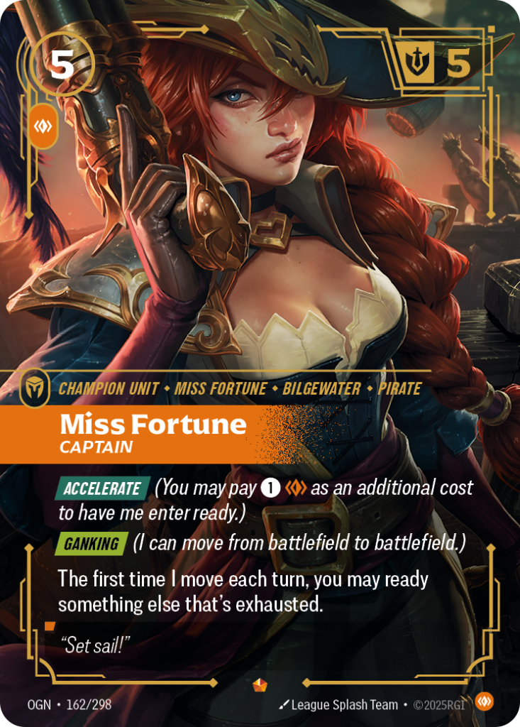Miss Fortune, Captain OGN-162/298 – Origins – Foil