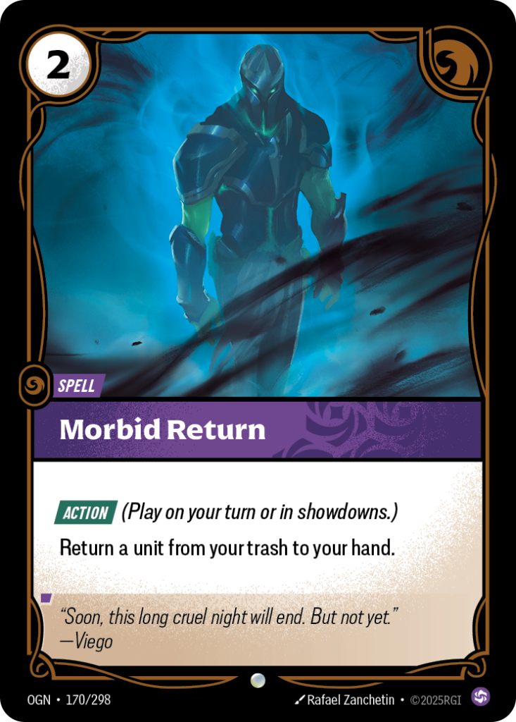 Morbid Return OGN-170/298 – Origins – Non-Foil