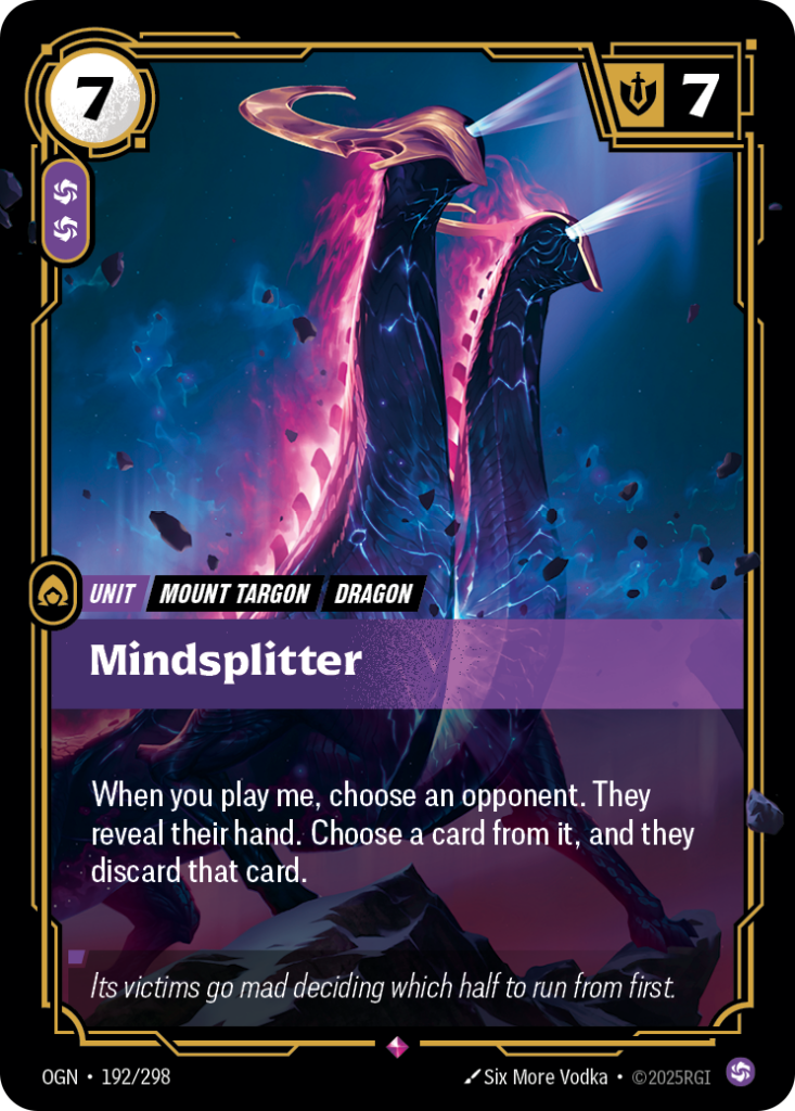 Mindsplitter OGN-192/298 – Origins – Foil