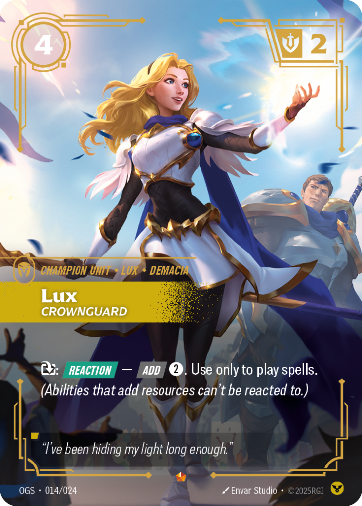 Lux, Crownguard OGS-014/024 – Proving Grounds – Non-Foil