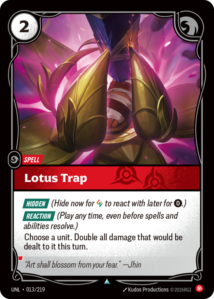 Lotus Trap UNL-013/219 – Unleashed – Foil