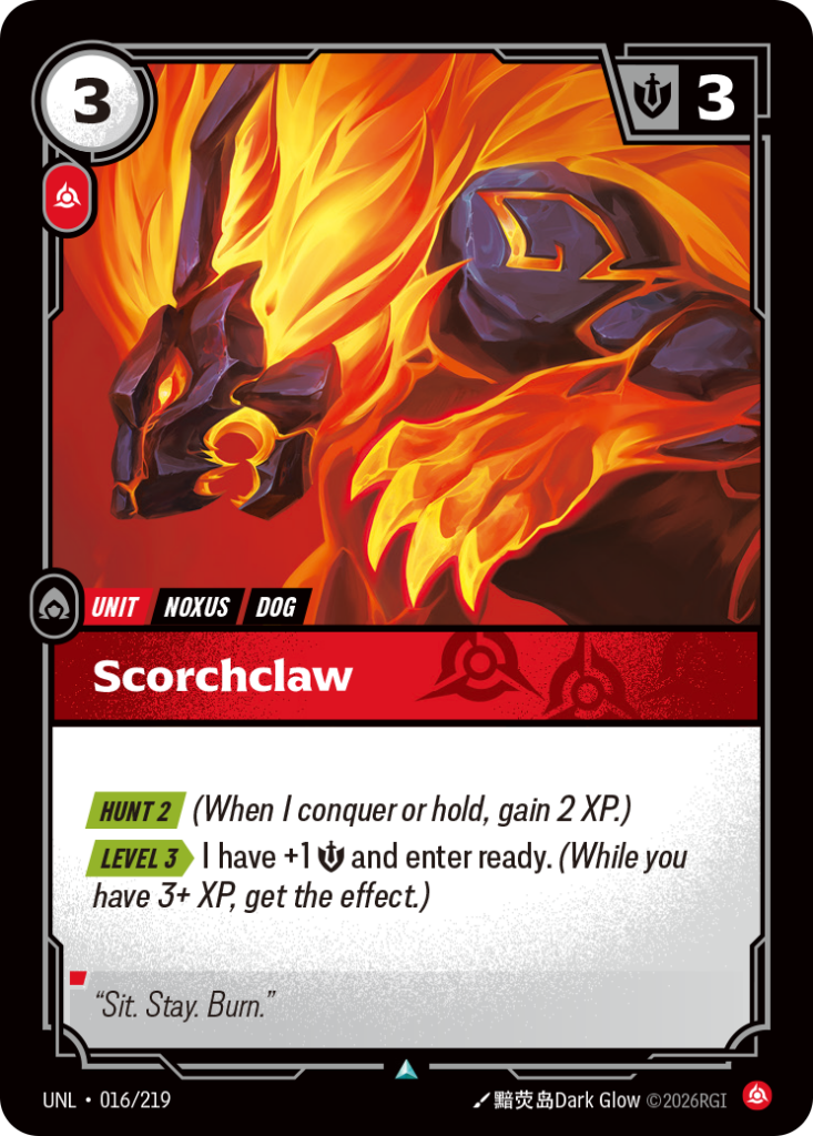 Scorchclaw UNL-016/219 – Unleashed – Non-Foil