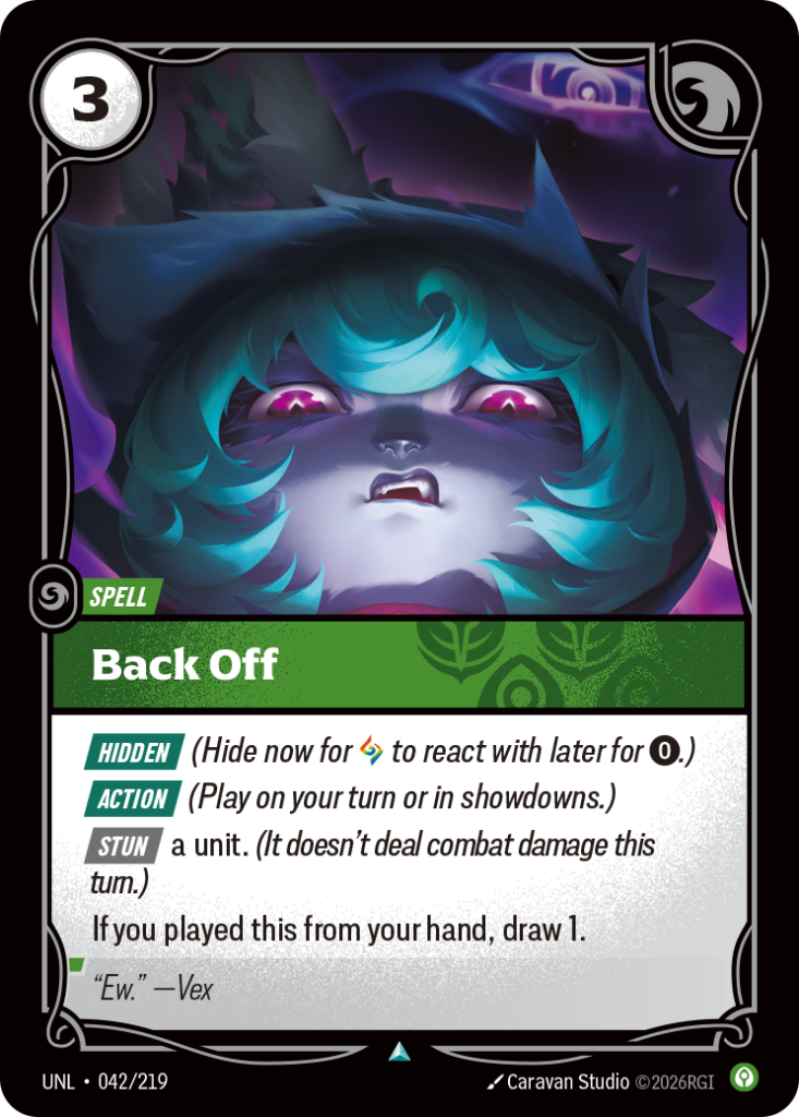 Back Off UNL-042/219 – Unleashed – Foil
