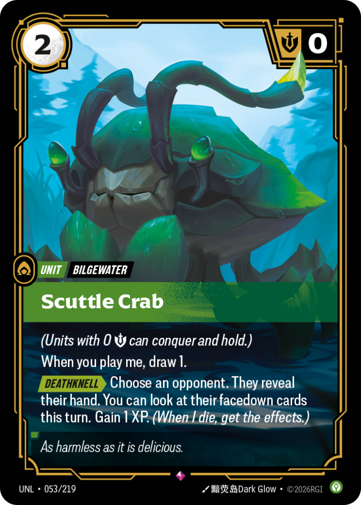 Scuttle Crab UNL-053/219 – Unleashed – Foil