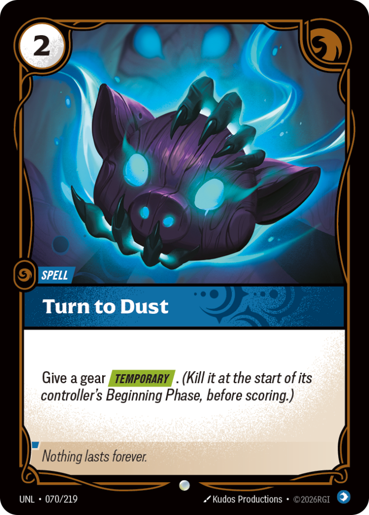 Turn to Dust UNL-070/219 – Unleashed – Foil