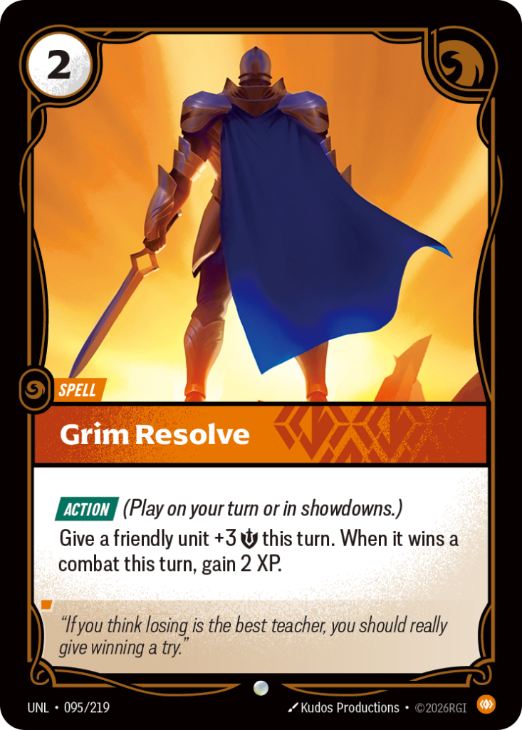 Grim Resolve UNL-095/219 – Unleashed – Foil