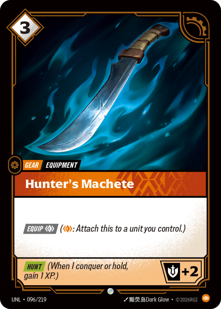 Hunter’s Machete UNL-096/219 – Unleashed – Foil