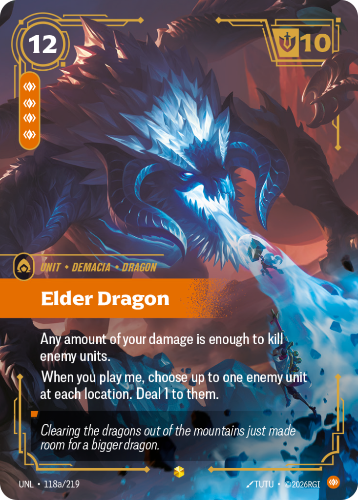 Elder Dragon UNL-118A/219 – Unleashed – Alternate Art Foil