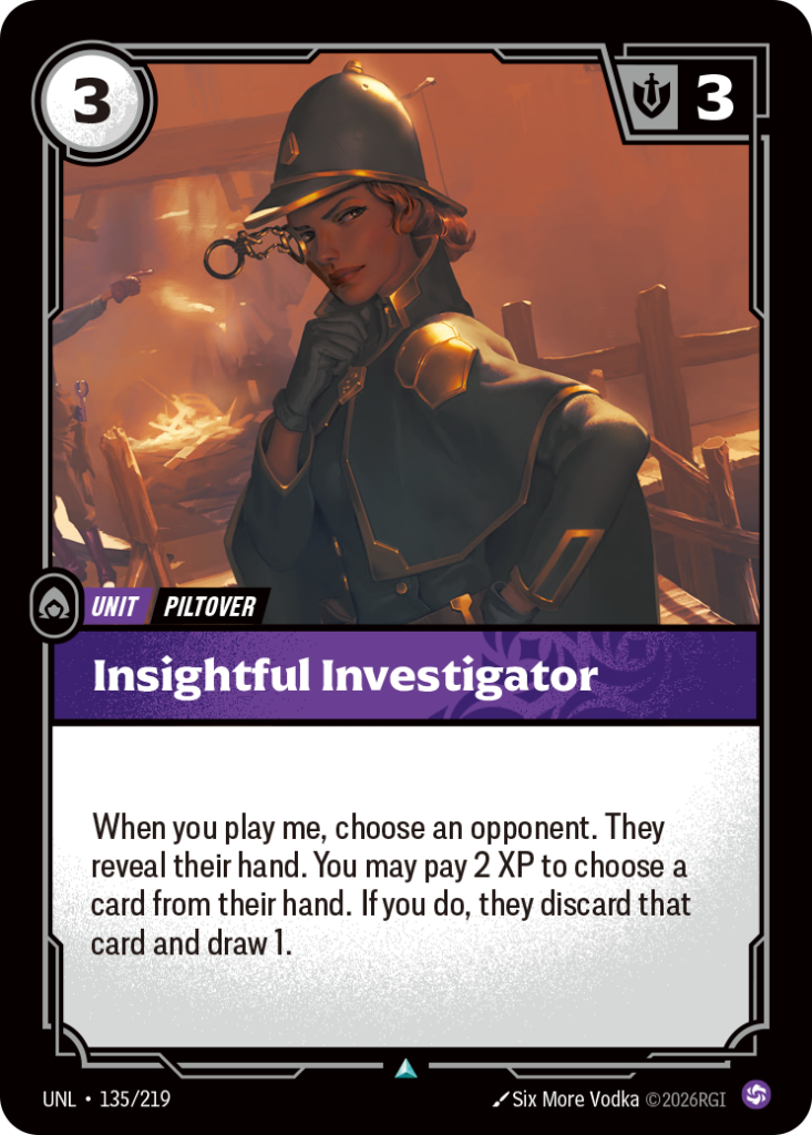Insightful Investigator UNL-135/219 – Unleashed – Non-Foil