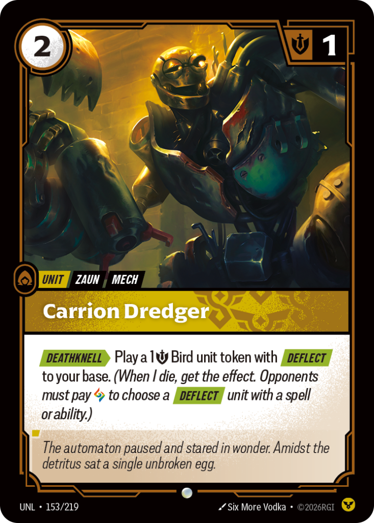 Carrion Dredger UNL-153/219 – Unleashed – Foil