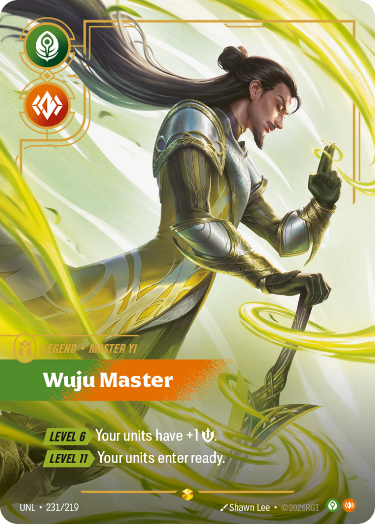 Wuju Master UNL-231/219 – Unleashed – Overnumbered Foil