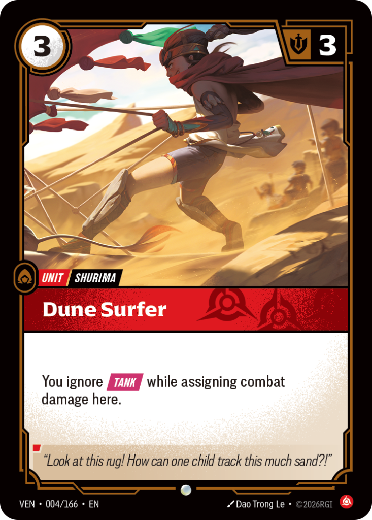 Dune Surfer VEN-004/166 – Vendetta – Foil