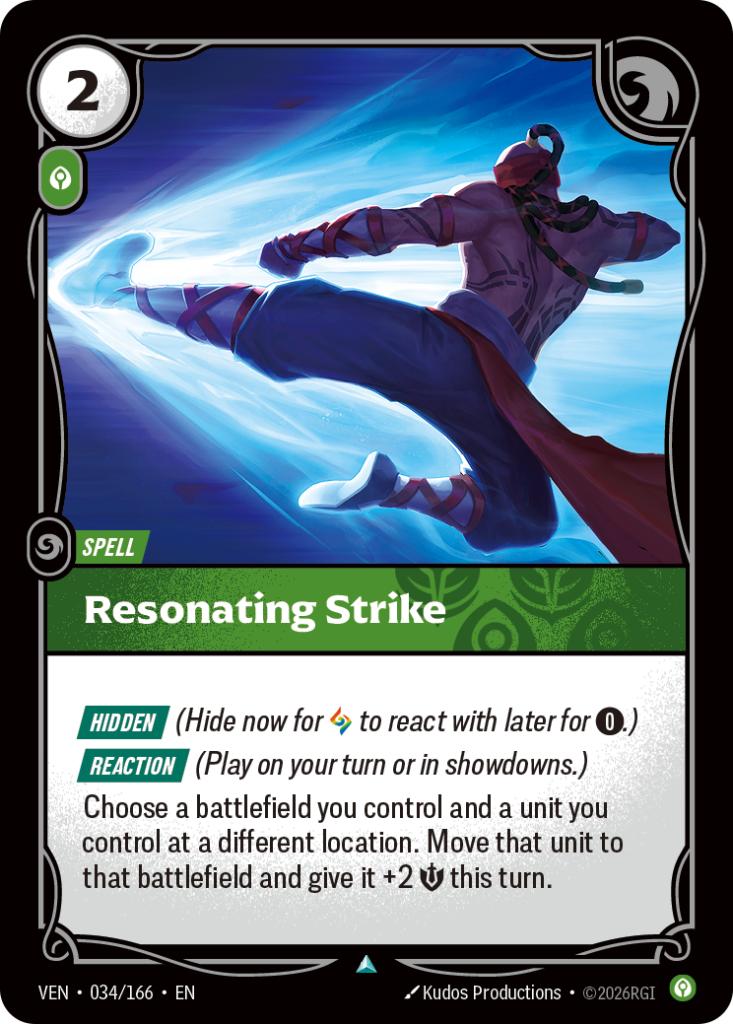 Resonating Strike VEN-034/166 – Vendetta – Foil