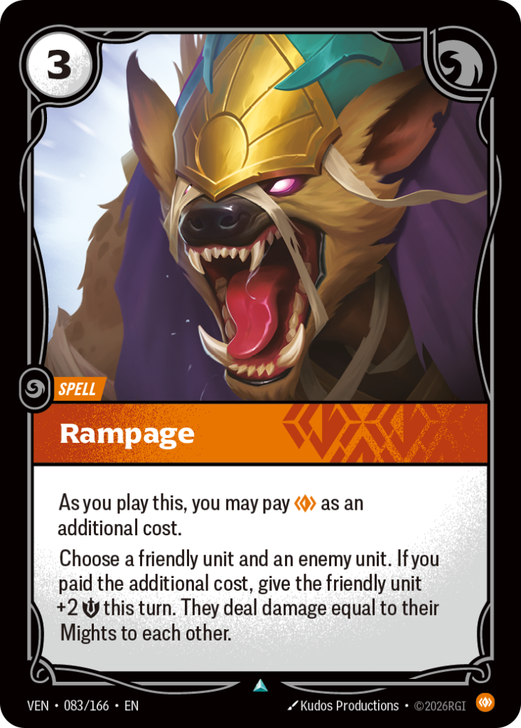 Rampage VEN-083/166 – Vendetta – Foil