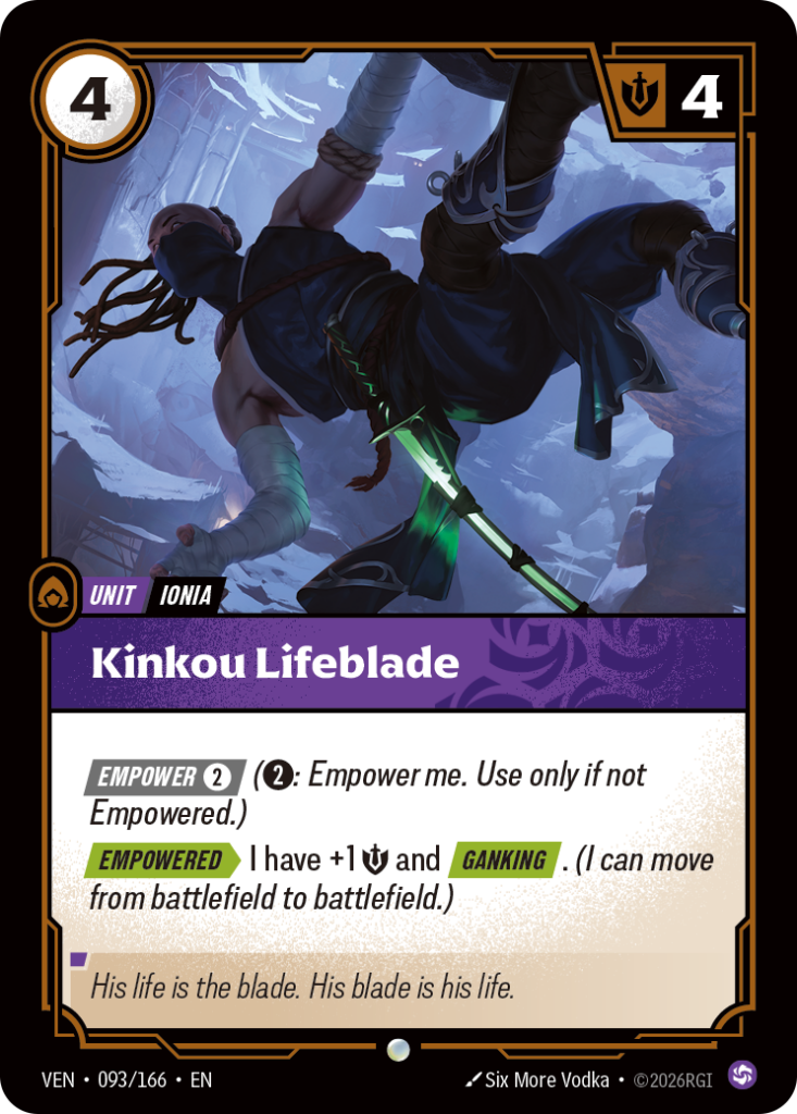 Kinkou Lifeblade VEN-093/166 – Vendetta – Foil
