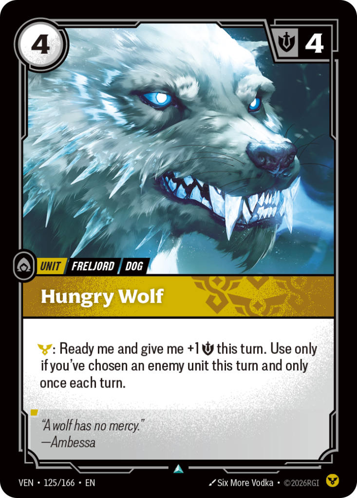 Hungry Wolf VEN-125/166 – Vendetta – Non-Foil