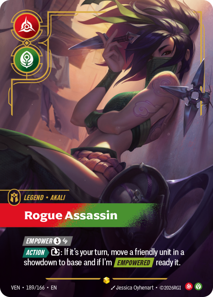 Rogue Assassin VEN-189/166 – Vendetta – Overnumbered Foil
