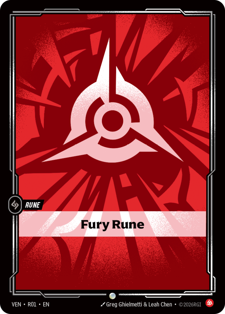 Fury Rune VEN-R01 – Vendetta – Foil