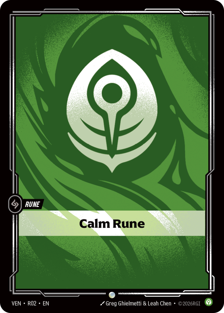 Calm Rune VEN-R02 – Vendetta – Foil