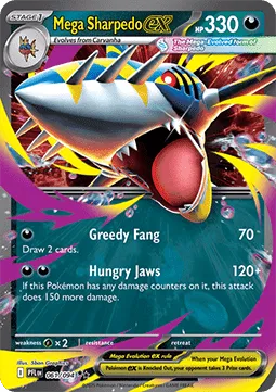 Mega Sharpedo ex 061/094 – Phantasmal Flames