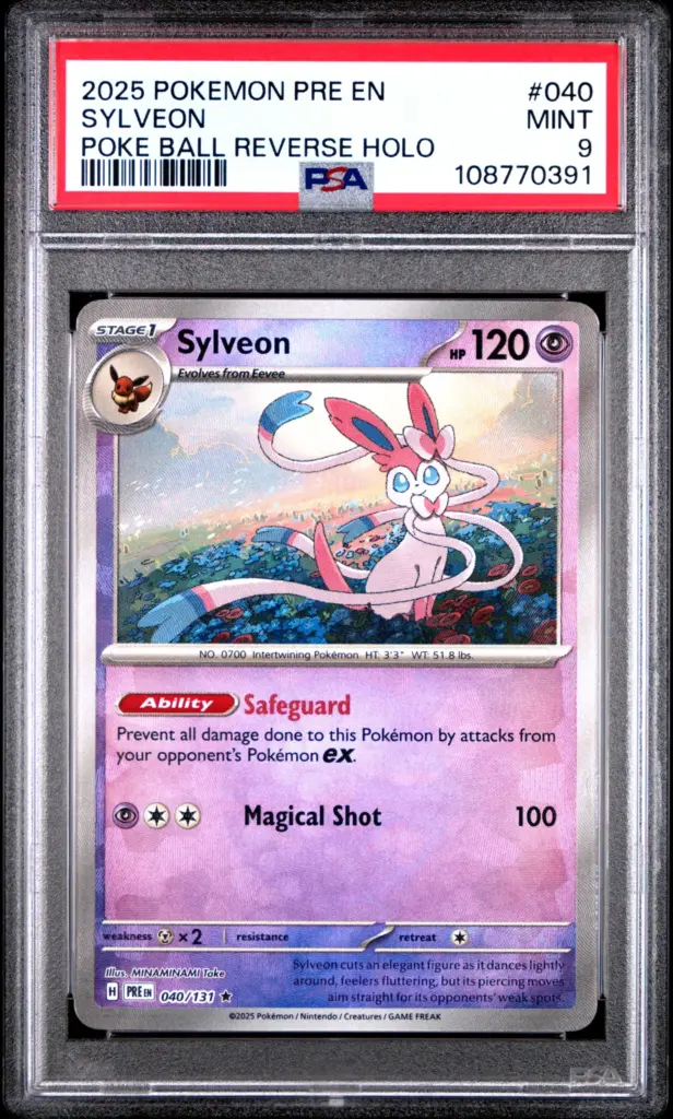 SYLVEON 040/131 – Prismatic Evolutions – PSA 9