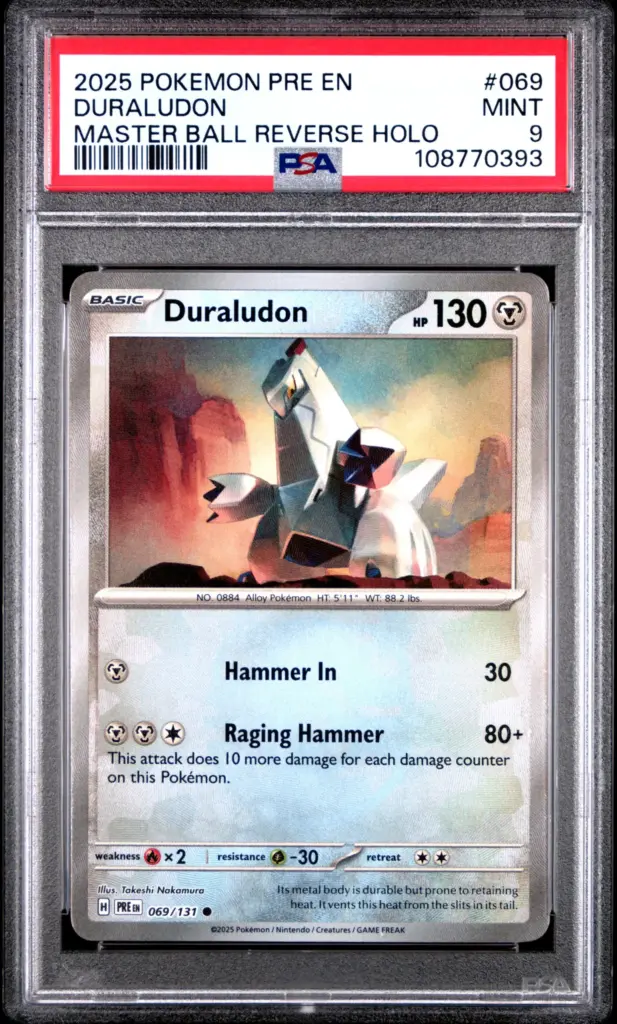 DURALUDON 069/131 – Prismatic Evolutions – PSA 9