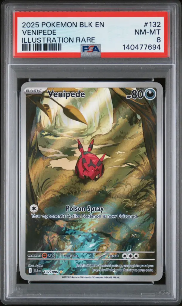 VENIPEDE 132/086 – Black Bolt – PSA 8
