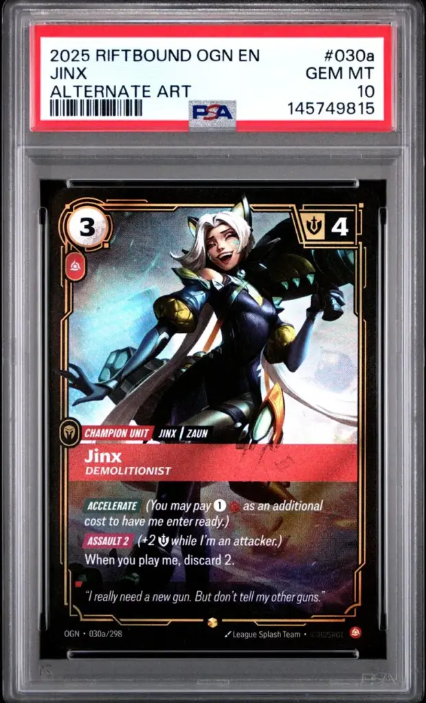 JINX 030A/298 – Origins – PSA 10