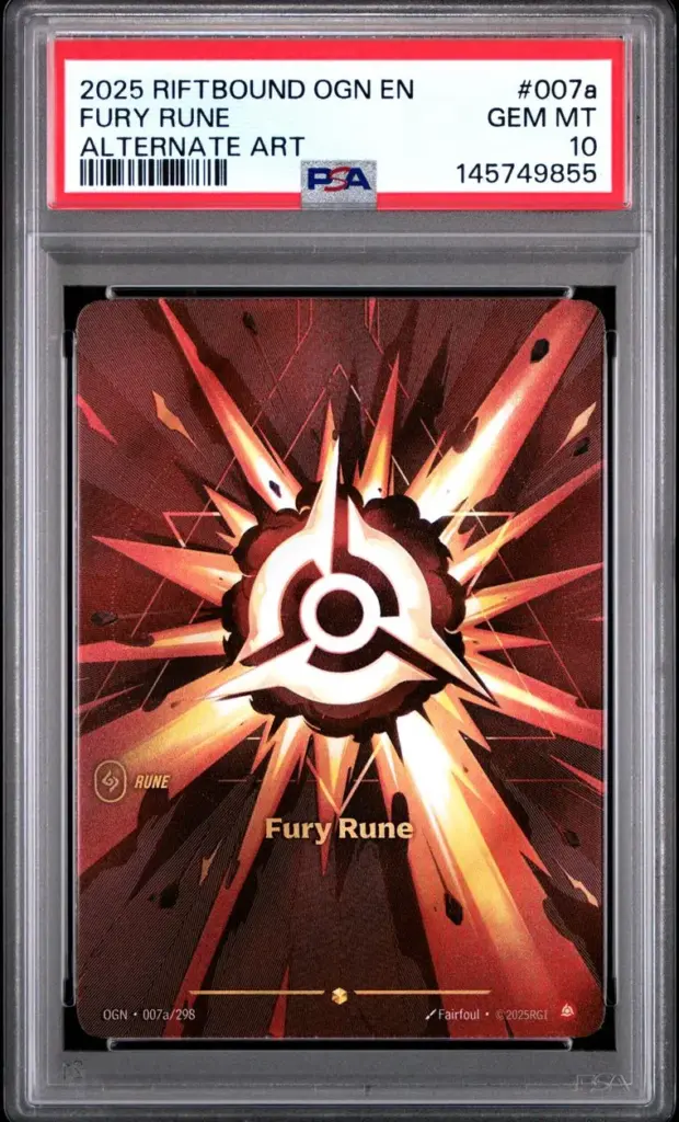 FURY RUNE 007A/298 – Origins – PSA 10 (145749855)