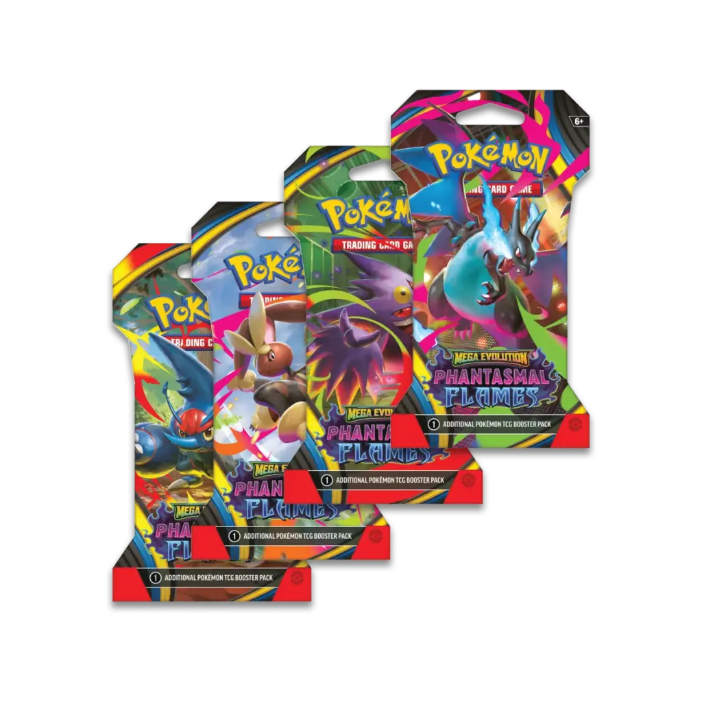 Pokémon – Mega Evolution: Phantasmal Flames – Sleeved Booster Pack